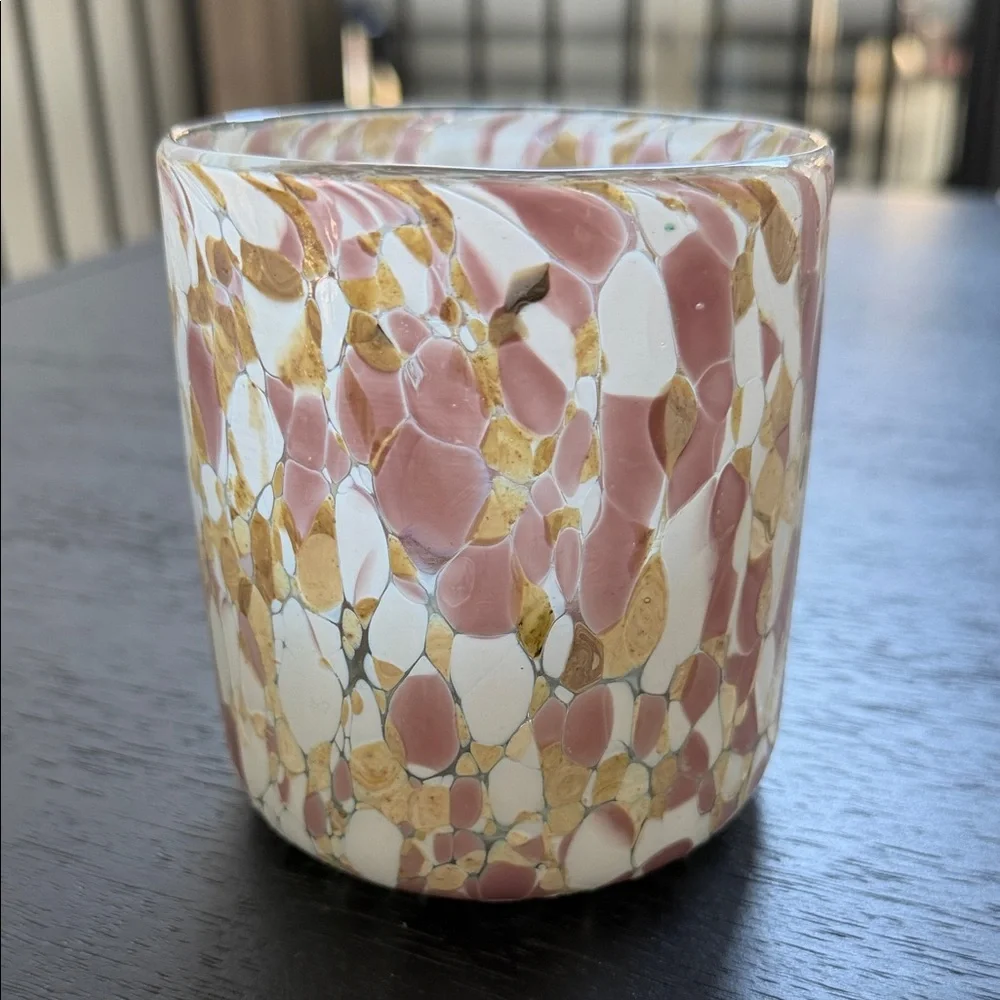 West Elm Mexican Glass Votive Candle Holder